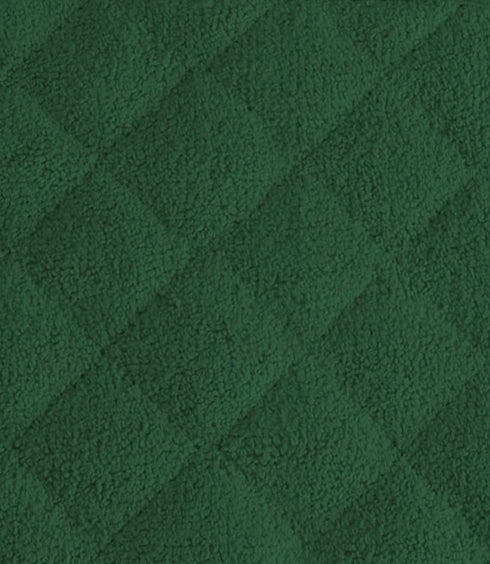 DII Basic Terry Collection 100% Cotton Quilted, Oven Mitt, Dark Green, 2 Piece