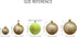 Sea Team 60mm/2.36" Shatterproof Clear Plastic Christmas Ball Ornaments Decorative Xmas Balls Baubles Set with Stuffed Delicate Decorations (30 Counts, Rose Gold)