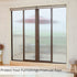 FEOMOS Rain Glass Window Film UV Blocking Removable Window Sticker Static Cling Film Vinyl Decorative Glass Film for Windows Doors Privacy Non Adhesive 23.6 x 78.7 inches