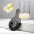 Viski Hawthorne Professional Metal Stainless Steel Cocktail Strainer for Kitchen with Handle | Home bar Tool, Set of 1, Gunmetal Black