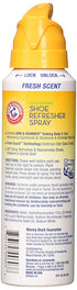 Arm & Hammer Odor Defense Shoe Refresher Spray, Fresh Scent, 4 oz (Pack of 2)