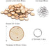 Birthday Wooden Calendar with 80pcs Round Discs for Family Wall Hanging, Anniversary Wood Reminder Board for Home Décor, DIY Gift for Grandma, Mom and Friends (Birthday)