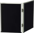 Lawrence Frames Brushed Silver 4 by 6 Hinged Double Metal Picture Frame