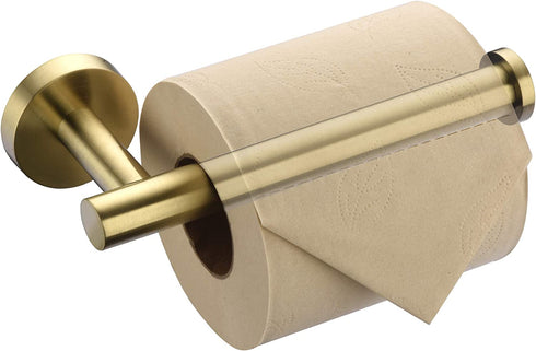 AMAZING FORCE Gold Toilet Paper Holder Bathroom Toilet Paper Holder Wall Mount Stainless Steel RV Toilet Paper Holder