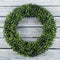 19.5-Inch Artificial Boxwood Wreath for Front Door Home Decor by Pure Garden