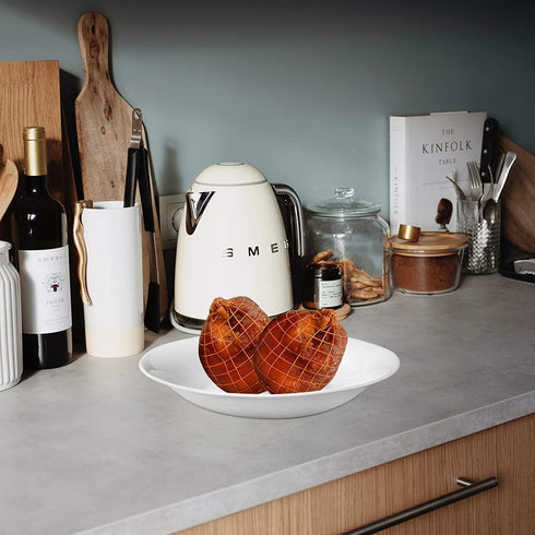 Cabilock 2pcs Meat Netting Roll Ham Sock Elastic Netting Meat Butcher Twine Net Meat Netting Roll (1m/3m Each 1pc)