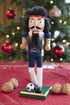 Clever Creations Soccer Player 10 Inch Traditional Wooden Nutcracker, Festive Christmas D©cor for Shelves and Tables