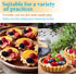Amytalk 20 Packs Cupcake Mold, 3.8inch Stainless Steel Mini Pie Tartlet Cupcake Cake Muffin Mold Tin Pan Baking Tool