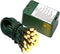 Vickerman - LED Light String Set - Battery Powered - Miniature Warm White Green Wire with Timer - 50 Light Strand
