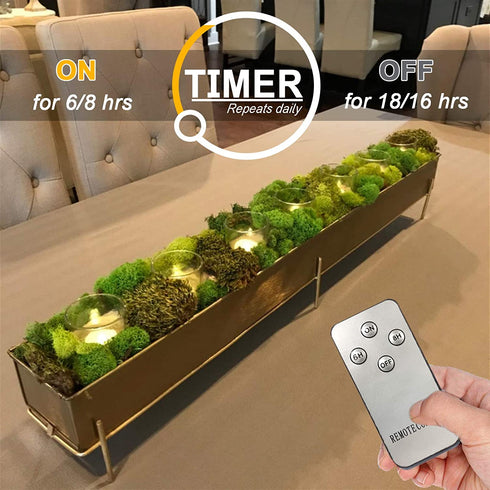 Homemory Flameless Candles, LED Tea Lights with Remote and Timer, 6H/8HTimer, Long Lasting Battery Operated LED Candles, Ideal for Home Decor and Seasonal Celebration, Pack of 12