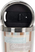 Retirement Blessings Brown Stripes 16 ounce Stainless Steel Insulated Travel Mug with Lid