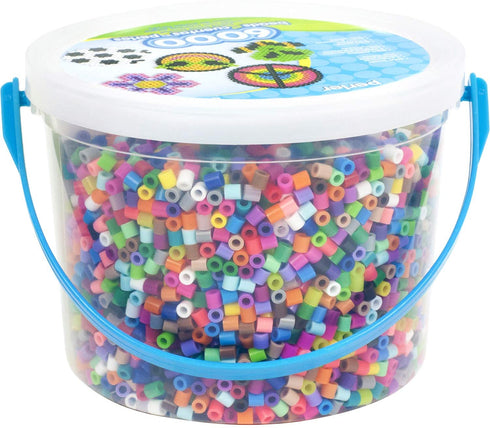 Perler Multi Mix Assorted Fuse Bead Bucket, 6000 pcs