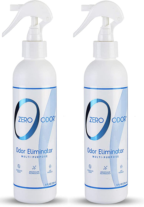 Zero Odor Multi-Purpose Household Odor Eliminator, Trigger Spray, 8oz Two Pack
