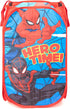 Jay Franco Marvel Spiderman & Miles Pop Up Hamper - Mesh Laundry Basket/Bag with Durable Handles (Official Marvel Product)