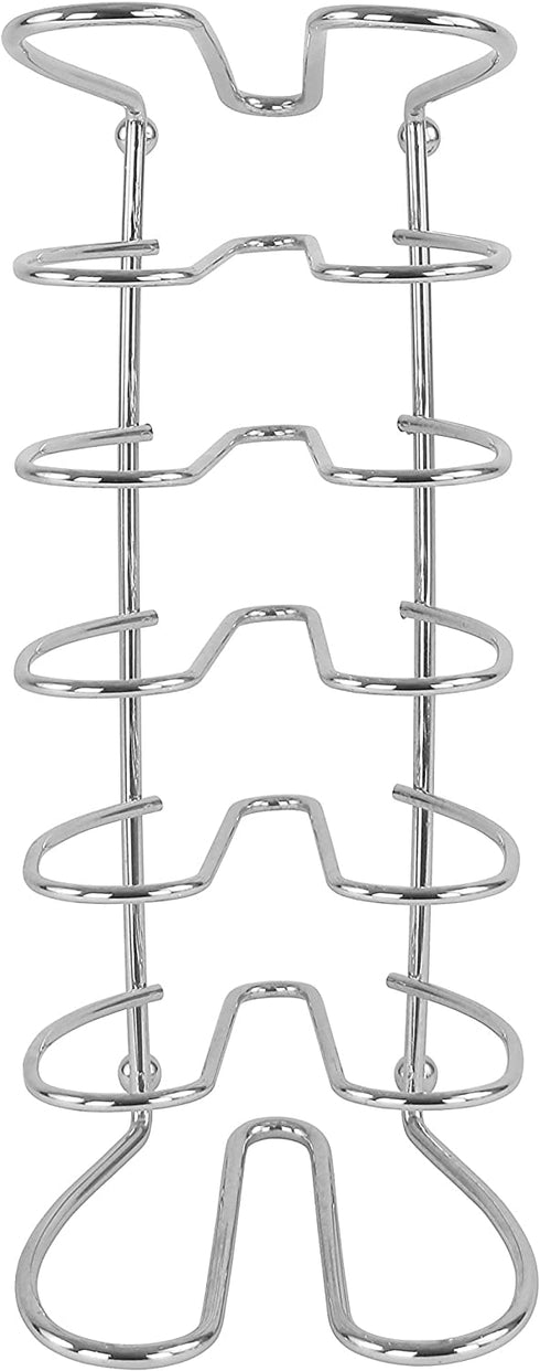 Spectrum Diversified Bloom Kitchen Lid Holder Organizer for Plates, Cutting Boards Bakeware, Cooling Racks, Pots & Pans, Serving Trays, and Reusable Containers, Chrome