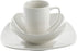 Gibson Home Zen Buffet Dinnerware Set, Service for 4 (12pcs), White (Square)
