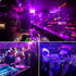 33ft LED Black Light Strip Kit, 600 Units, 385nm-400nm, 12V Flexible Blacklight Fixtures, 10M LED Ribbon, Non-Waterproof for Indoor, Birthday, Wedding, Dark Party