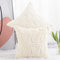 MADIZZ Set of 2 Soft Plush Short Wool Velvet Decorative Throw Pillow Covers 20x20 inch Beige Square Luxury Style Cushion Case Pillow Shell for Sofa Bedroom