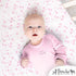 Frenchie Mini Couture Fitted Crib Sheets 100% Woven Cotton Fits Toddler Mattress, Pink Stars, 28 x 52in, 2-Pack