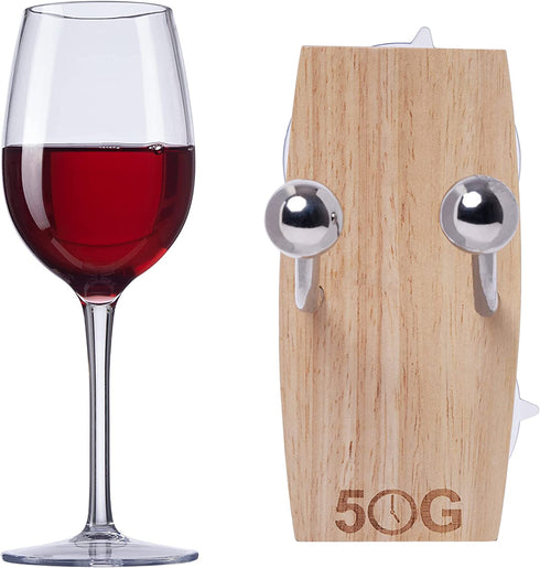 Shower and Bathtub Wine Glass Holder with Wine Stem - Best Gift for Mother's Day - Wine Shower Holder - Wine Cup Holder - Portable Wine Glass Holder - Wine Gifts for Her or Him - Shower Drink Holder