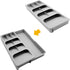 POTTIIS Kitchen DrawerStore Expandable Set?Expandable Plastic Kitchen Cabinet Drawer Storage Organizer Tray - for Storing Organizing Cutlery, Spoons, Cooking Utensils, Gadgets