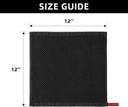 SFTXEY 100% Cotton Kitchen Dish Cloths, 10-Pack Waffle Weave Dish Towels, Ultra Soft Absorbent Quick Drying for Kitchen Towels Set Dish Rags, 12x12 Inches (Dishcloth 12 in x 12 in, Black)