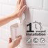 LEVERLOC Toothbrush Holder Suction Cup Wall Mounted Drill-Free for Bathroom Shower Electric Toothbrush Toothpaste Razor Holder Removable Waterproof Sturdy Self Draining, Tableware Holder for Kitchen