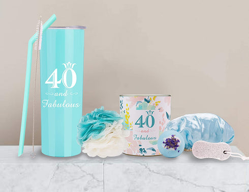 Happy 40th Birthday, 40th Birthday Tumbler, 40th Birthday Gifts for Women, Gifts for 40th Birthday Women, 40th Birthday Decorations, Happy 40th Birthday Gift, 40th Birthday Party Supplies
