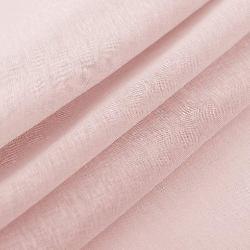 MRTREES Sheer Curtains Girls Room Pink 84 inches Long Sheers Nursery Transparent Voile Curtain Panel Bedroom Rod Pocket Window Treatment Set 2 Panels Living Room Sliding Glass Door