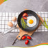 Nonstick Skillet 8 inch with Sturdy Stainless Steel Handle, Frying Pan for All Stoves, Induction Omelette Pans, Black Cookware, Oven & Dishwasher Safe