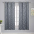 Estelar Textiler Kids Room Darkening Blackout Curtains Grommet Bedroom Decorative Silver Wave Line Curtains for Bedroom 38W x 54L Grey 2 Panels