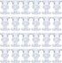 Hosley Set of 12 Glass Taper Candle Holders 2.5 Inches High Ideal Gift for Weddings Party Favor Reiki Meditation O3