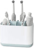 Joseph Joseph 70501 EasyStore Toothbrush Holder Bathroom Storage Organizer Caddy, Large, Blue