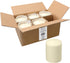 Stonebriar 35 Hour Long Burning Unscented Pillar Candles, 3x4, Ivory