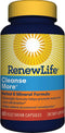 Renew Life Detox Cleanse More, Helps Reduce Bloating & Return to Regularity, Overnight Constipation Relief, Soy, Dairy & Gluten Free, 60 Capsules