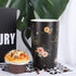 NymphFable 18oz Flowers Ceramic Mug Large Coffee Cup with Handle Personalized Baking Pattern Black Tea Cup