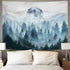 Misty Forest Tapestry Foggy Mountain Tapestry Magical Tree Tapestry Nature Tapestry Woodland Tapestry€¦
