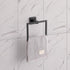 Matte Black Towel Ring SUS 304 Stainless Steel, FadimiKoo Hand Towel Holder for Bathroom, Square-Shape