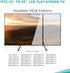 WALI Universal TV Stand Tabletop, for Most 22 to 65 inch LCD Flat Screen TV, VESA up to 800 by 400mm (TVS001), Black