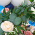 Der Rose 2 Packs 6.2 Feet Artificial Silver Dollar Eucalyptus Leaves Garland with Willow Vines Twigs Leaves String for Doorways Greenery Garland Table Runner Garland Indoor Outdoor.