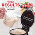 Dash Mini Maker Electric Round Griddle for Individual Pancakes, Cookies, Eggs & other on the go Breakfast, Lunch & Snacks with Indicator Light + Included Recipe Book - Silver