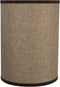 Aspen Creative 31268 Transitional Drum (Cylinder) Shaped Spider Construction Lamp Shade in Straw Yellow, 8" wide (8" x 8" x 11")