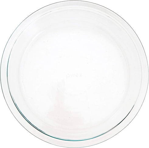 Pyrex 6001003 Glass Bakeware Pie Plate 9" x 1.2" Pack of 2, 5.2, Clear