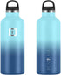 IRON °FLASK Sports Water Bottle - 32 Oz, 3 Lids (Straw Lid), Leak Proof, Vacuum Insulated Stainless Steel, Hot Cold, Double Walled, Thermo Mug, Standard Metal Canteen