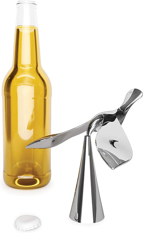 Umbra Tipsy Bottle Opener, One Sized, Chrome