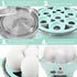 Elite Gourmet EGC007M Rapid Egg Cooker, 7 Easy-To-Peel, Hard, Medium, Soft Boiled Eggs, Poacher, Omelet Maker, Auto Shut-Off, Alarm, 16-Recipe Booklet, BPA-Free, Mint