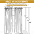 Chiffon Backdrop Curtain 5FTx8FT Baby Pink Chiffon Fabric Drapes Sheer Voile Curtains 2 Panels 29"x96" Sheer Photography Backdrop Drapes (29''x96''x2pcs, Pink)