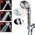 KAIREY Zen Shower Head with Beads On/Off,3 Function High Pressure Water Saving Filtered Handheld Ionic Showerhead,Anion Energy Ball Purifying Water Shower ,with 60 Inch Shower Hose and Bracket