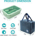 Ascism Bento Box for Adults-Portable Leakproof Lunch Box for Kids,1400ml Food Containers Insulated with Divider,Microwave Safe,for Office School Camp Picnics(With lunch Bag,Utensils)