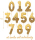 Talking Tables Glitter Number Candle-Premium Quality Cake Topper Decoration Pretty, Sparkly for Kids, Adults, 7th, 70th Birthday Party, Anniversary, Milestone, Height 8cm, 3", Gold 7